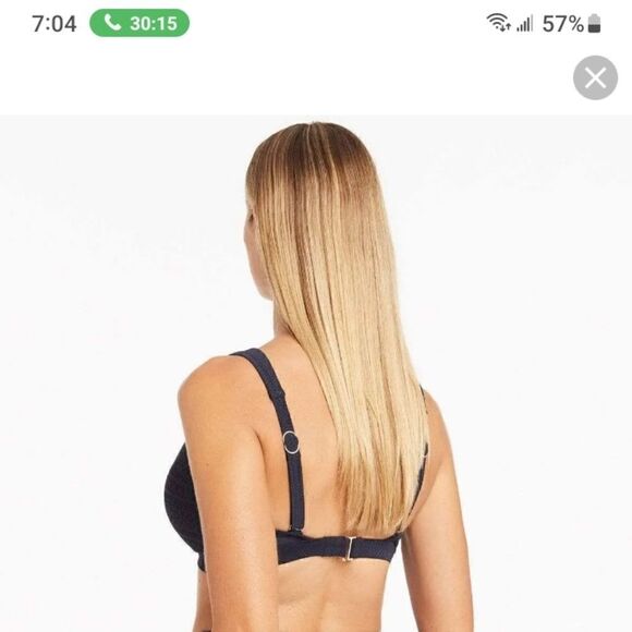 Sea Level Amazing Lace spiced vermont green bikini set size 4 NWT - Picture 6 of 6